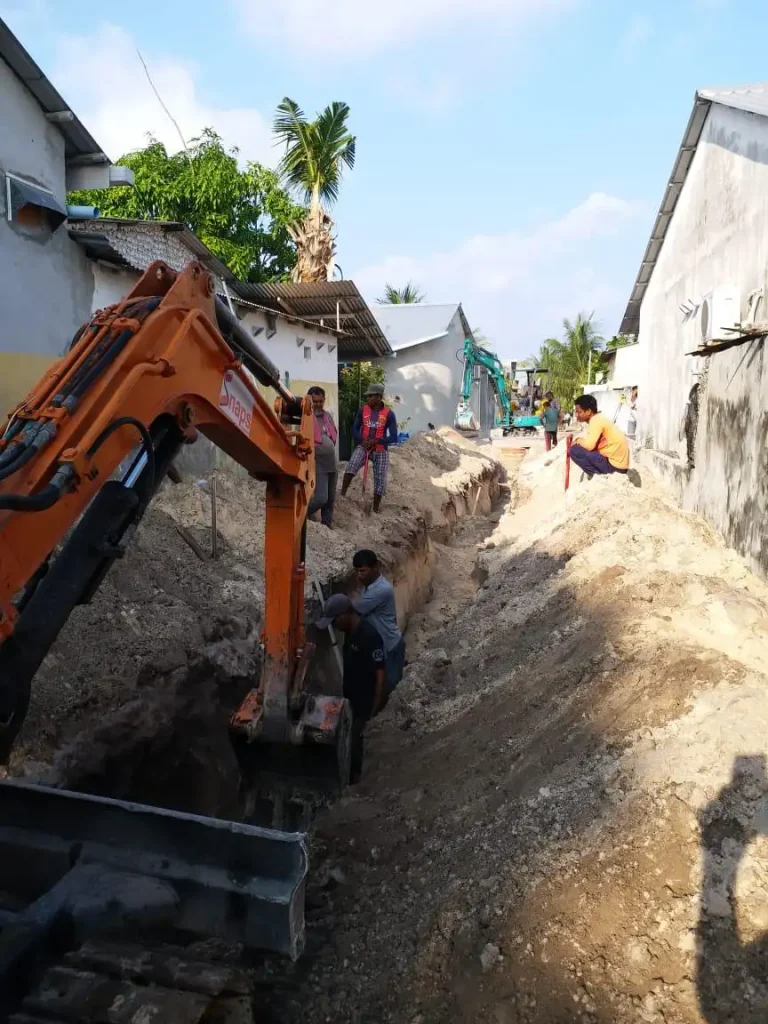 Water And Swerage Project at N. Kedhikulhudhoo